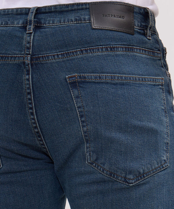 Jean Jean Skinny Masculino Tono Azul Oscuro
