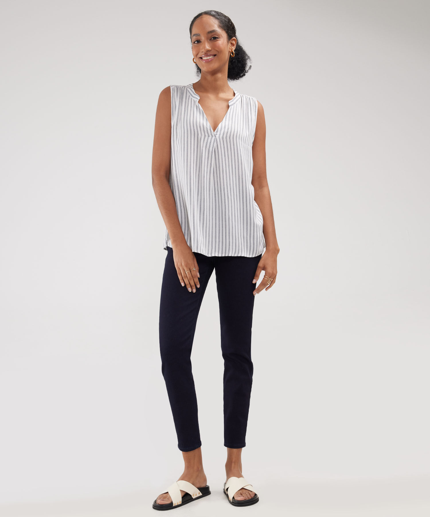 Blusa Manga Sisa Cuello Neru Estampada
