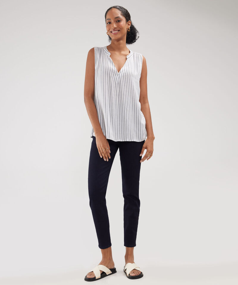 Blusa Manga Sisa Cuello Neru Estampada
