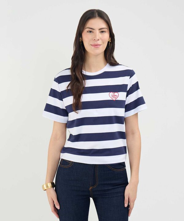 Camiseta con Franjas image number null