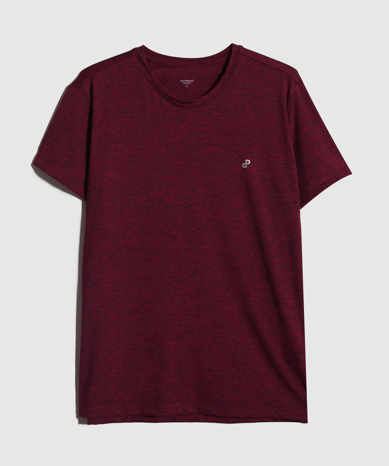 Camiseta Manga Corta Cuello Redondo Jaspe