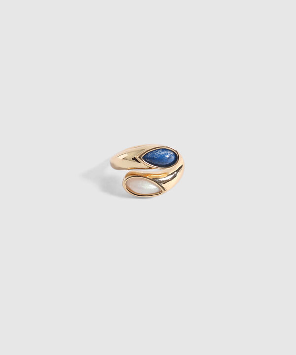 Anillo Dorado Con Perlas image number null
