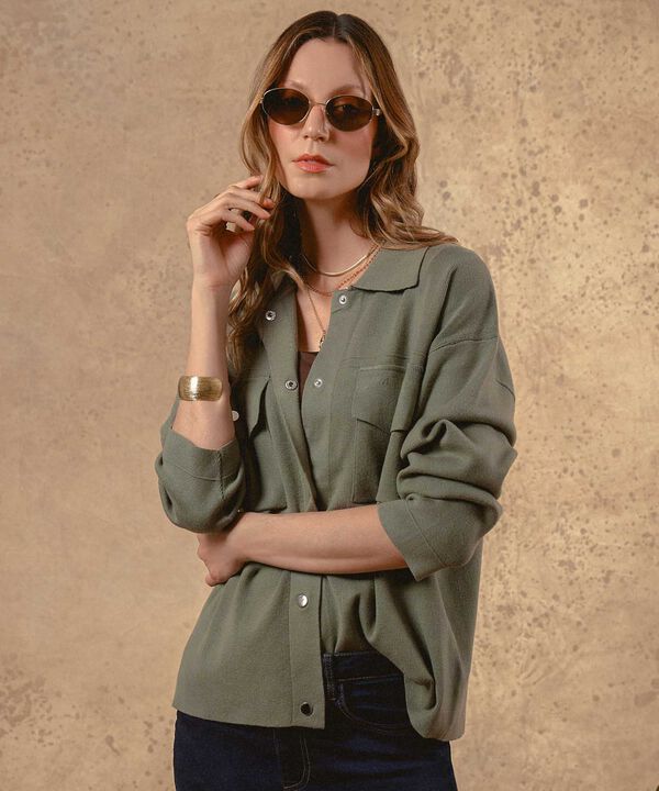 Saco Abierto Tipo Chaqueta Con Broches image number null