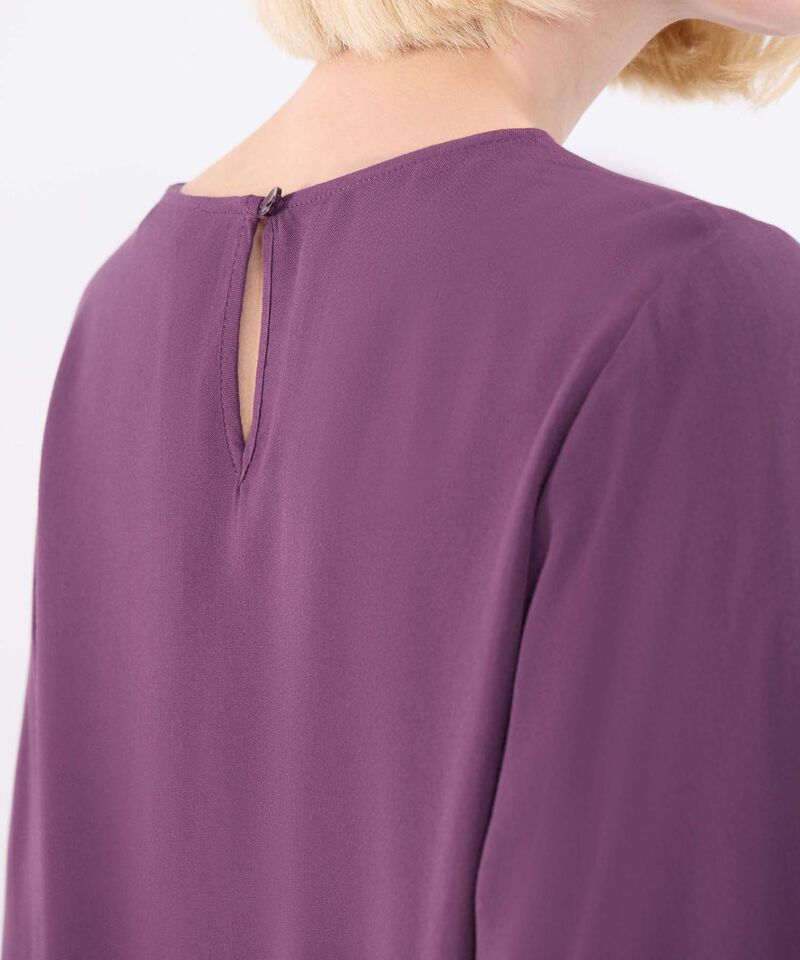 Blusa Manga 3/4 Con Capas Para Mujer