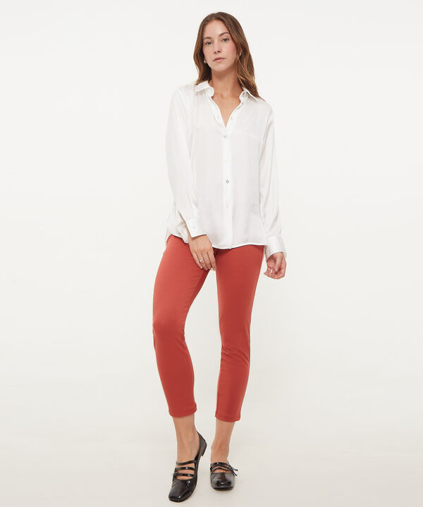 Leggins Unicolor Tiro Alto Con Broches Decorativos En Costados, Magia En El Caribe image number null