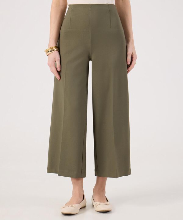 Pantalon culotte unicolor para mujer image number null