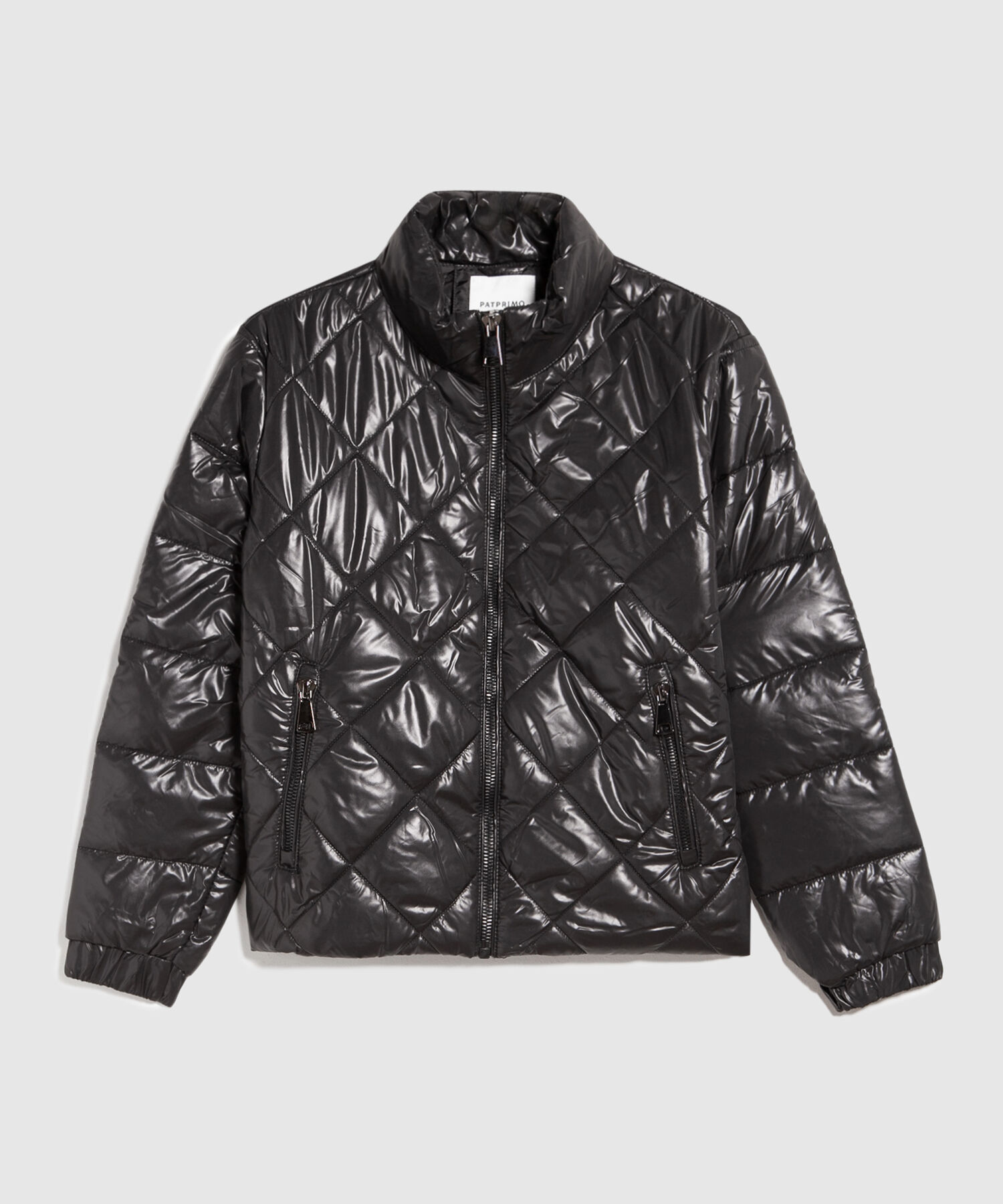Chaqueta Acolchada Efecto Brillante