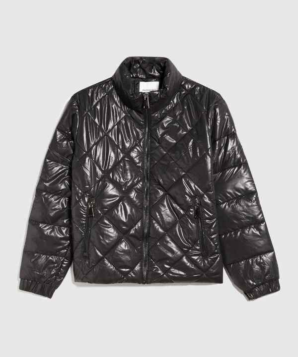 Chaqueta Acolchada Efecto Brillante