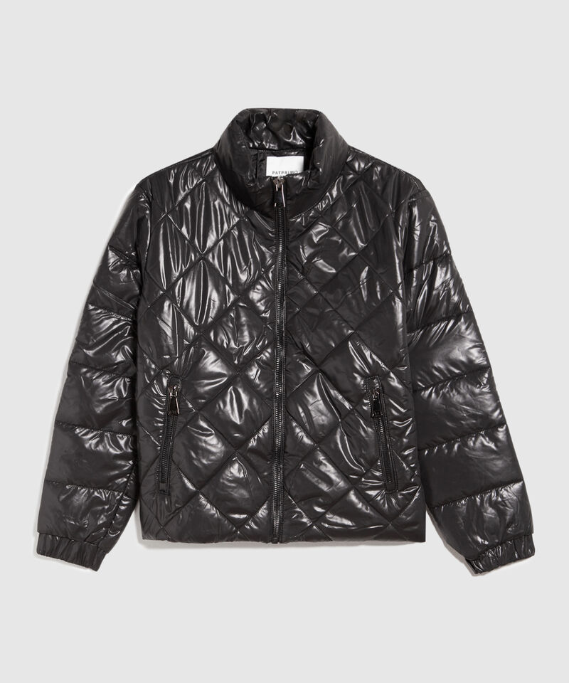 Chaqueta Acolchada Efecto Brillante