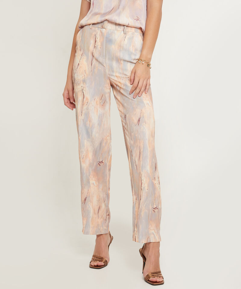 Pantalón Estampado Fluido