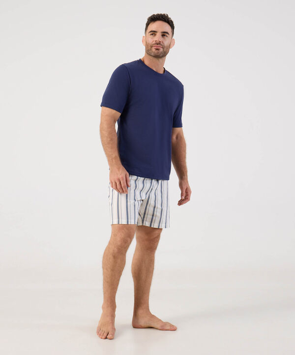 Conjunto Pijama Camiseta y Short Para Hombre image number null