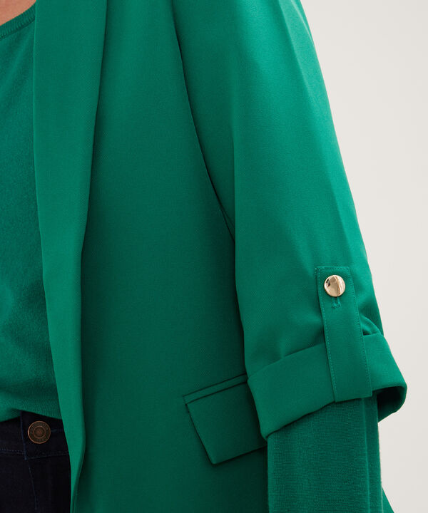 Blazer Unicolor Con Charretera image number null