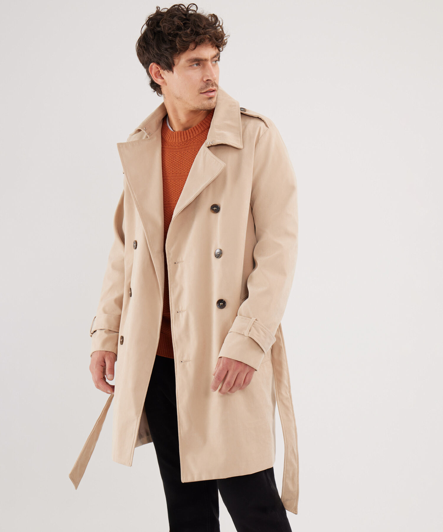 Chaqueta Unicolor Tipo Trench Compra Online PATPRIMO