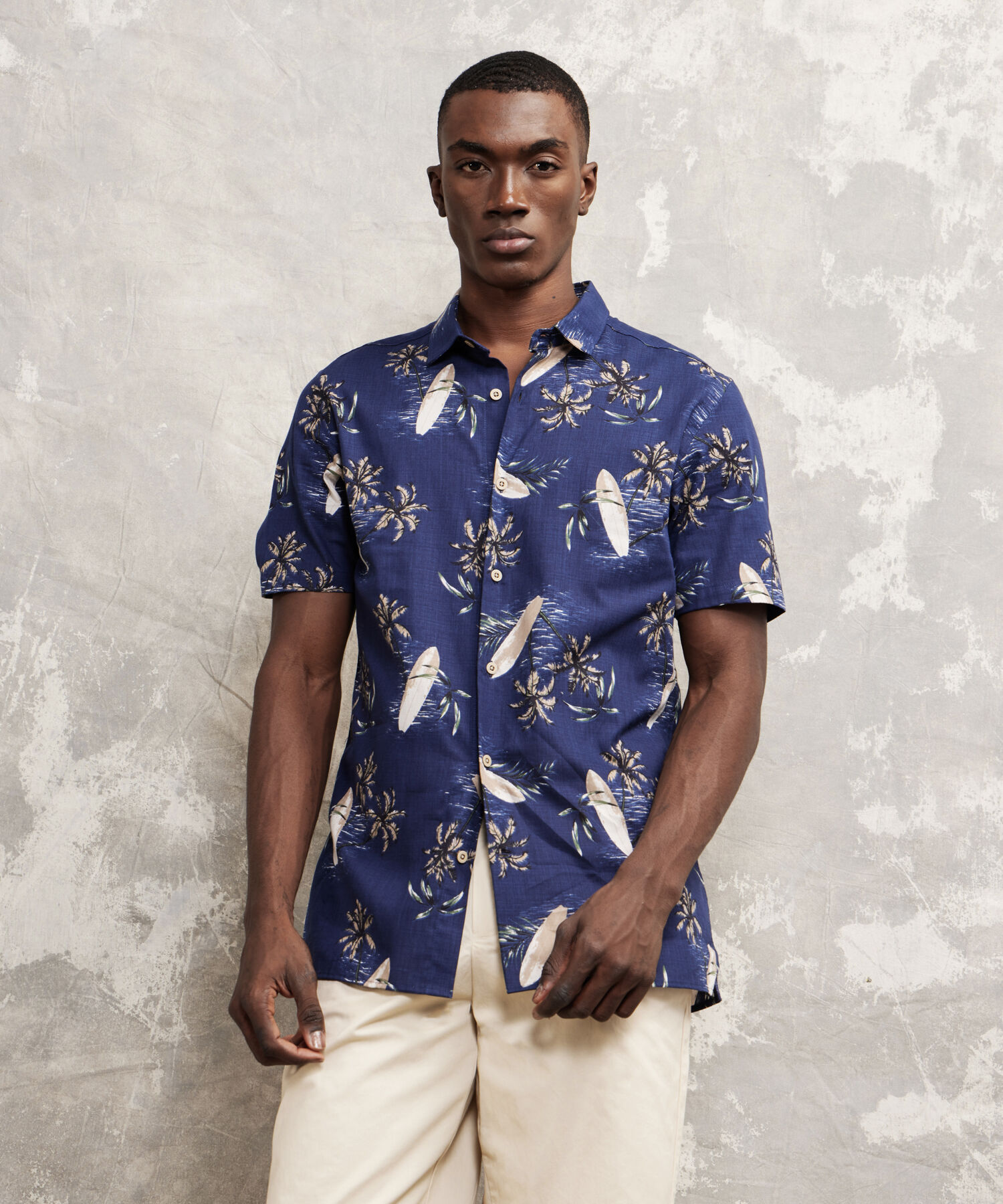 Camisa Manga Corta Estampada