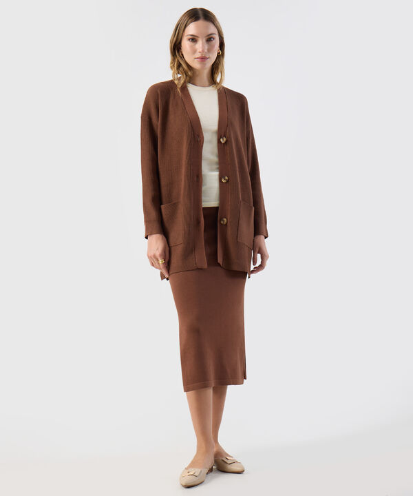 Camiseta B&aacute;sica Cuello Redondo Para Mujer image number null