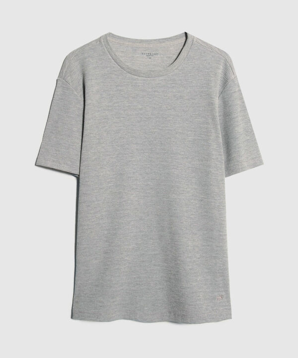 Camiseta Cuello Redondo Tela Textura