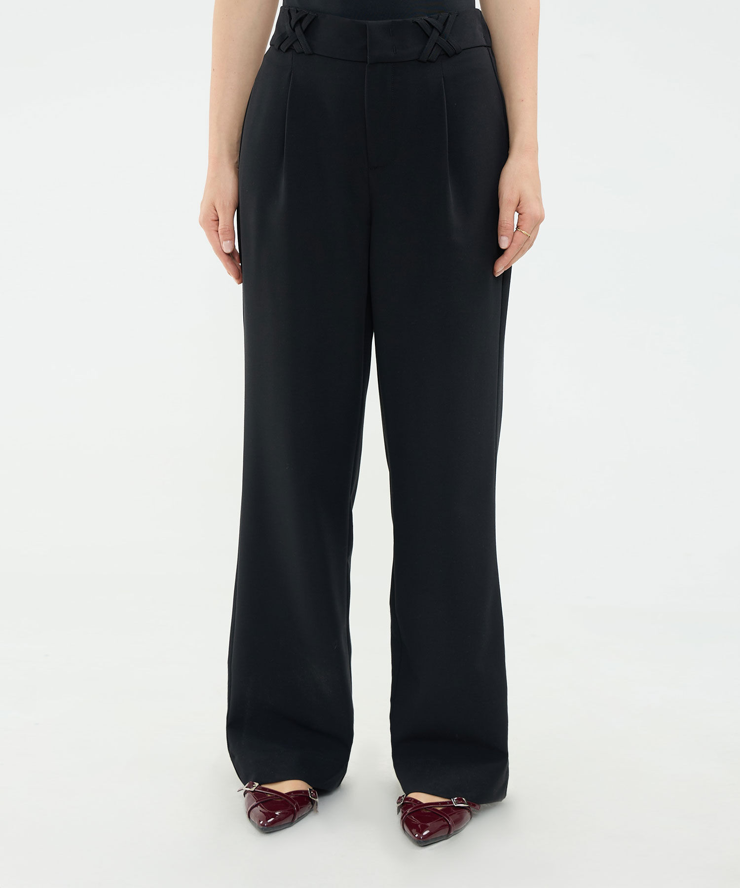 Pantalón Palazzo con Prenses