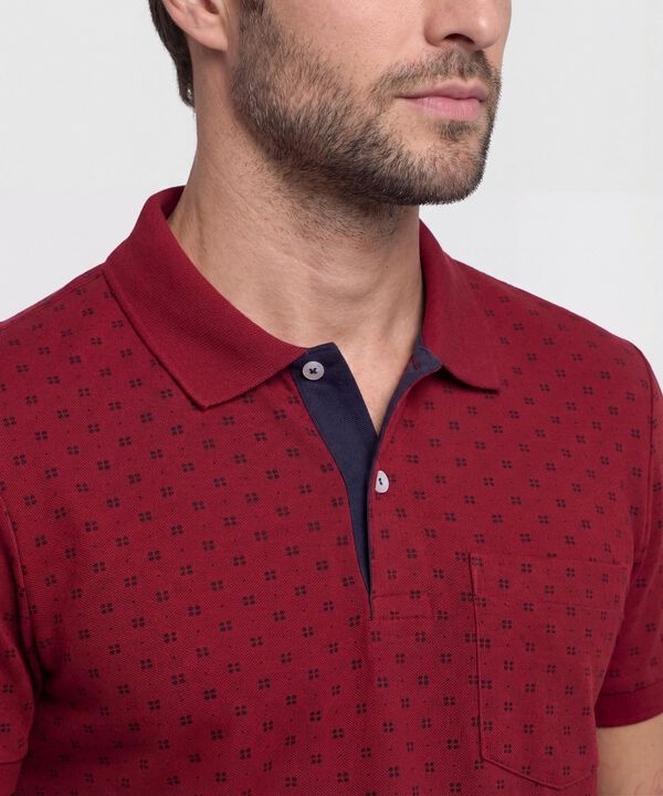 Polo Corte Slim Fit Blanco