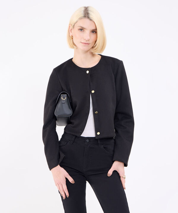 Chaqueta Unicolor Para Mujer image number null