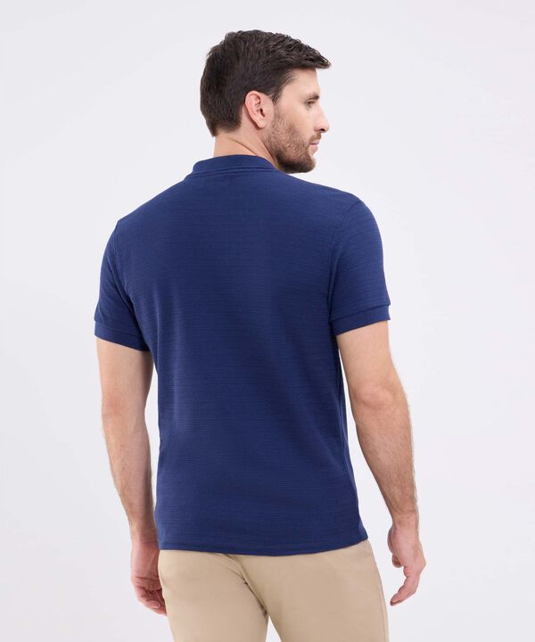 Polo Cuello Tejido Con Bolsillo Para Hombre