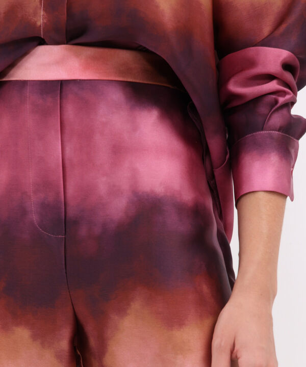 Pantalon Fluido Encauchado En Cintura image number null