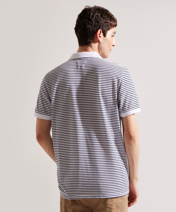 Polo Cuello Tejido Preteñido Bicolor Continuo image number null