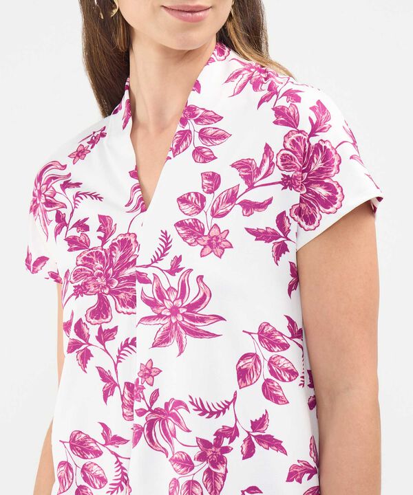 Camiseta Estampada Cuello en V image number null