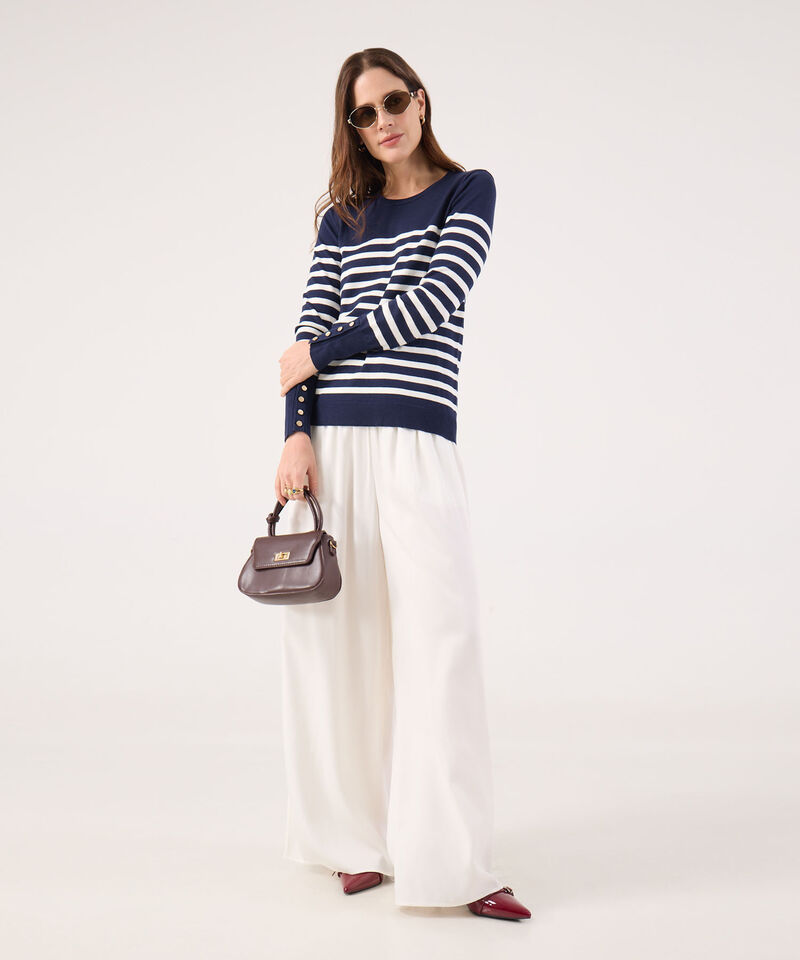 Pantalon Fluido Unicolor 