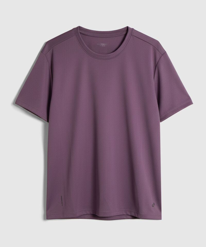 Camiseta Deportiva Unicolor Para Hombre