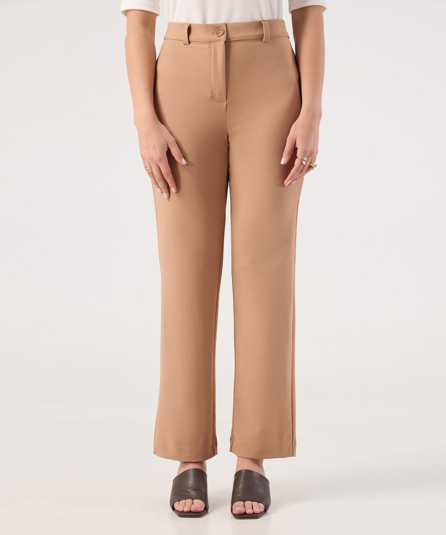 Pantalon Clásico Unicolor