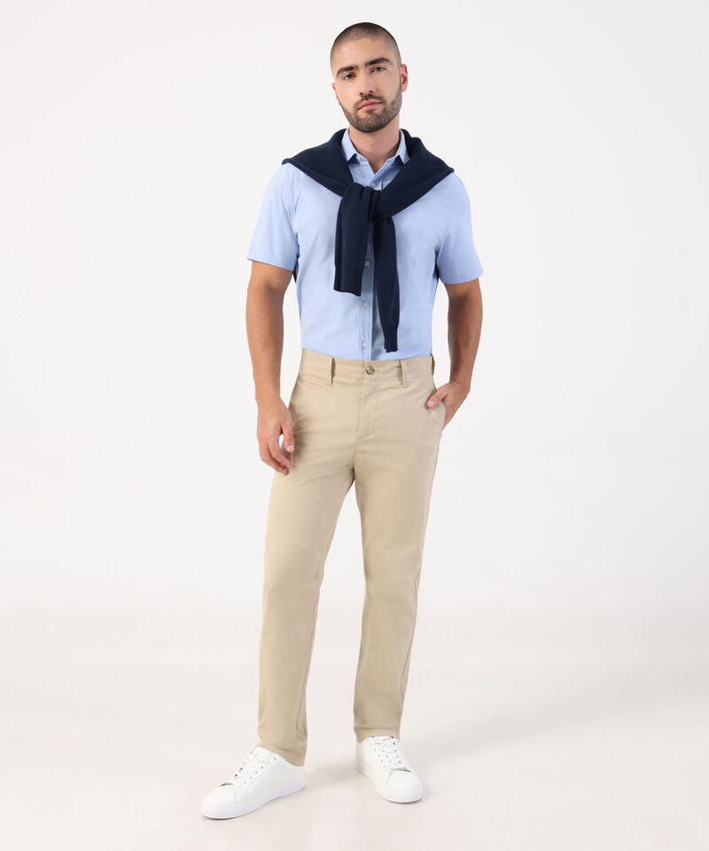 Camisa Formal Manga Corta Para Hombre