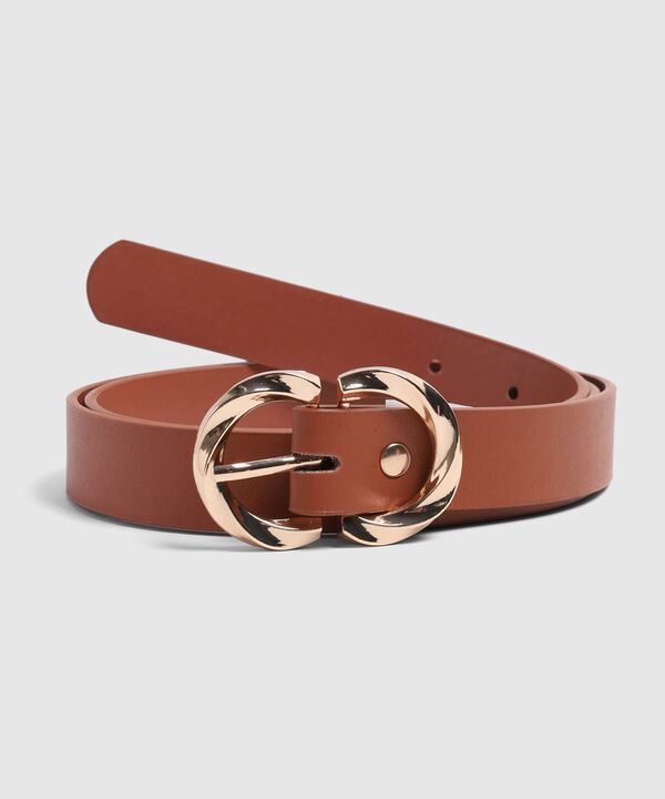 Cinturón Clásico Con Hebilla Doble Para Mujer image number null