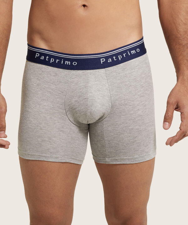 Boxer Pack X3 Pantaloncillo Medio Unicolor Algodón