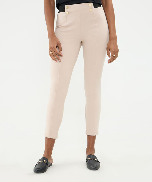 Leggins Con Botones Decorativos