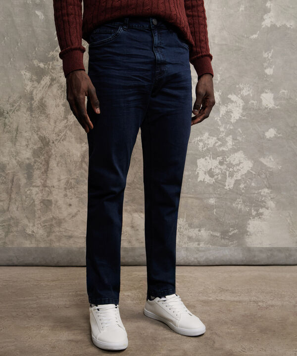 Jean Slim Tono Black y Blue image number null