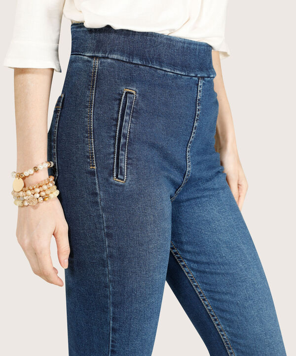 Jegging Tiro Alto Tono Medio