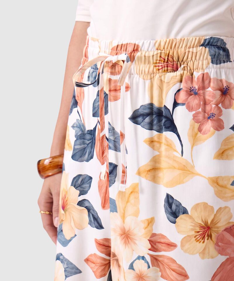 Pantal&oacute;n Bota Ancha Con Cord&oacute;n Para Mujer