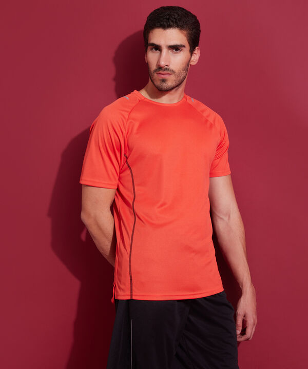 Camiseta Para Hombre De Diseño Deportivo, Cuello Redondo, Manga Corta De Tejido Texturizado image number null