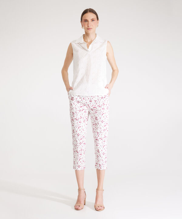 Pantalón Capri Estampado image number null