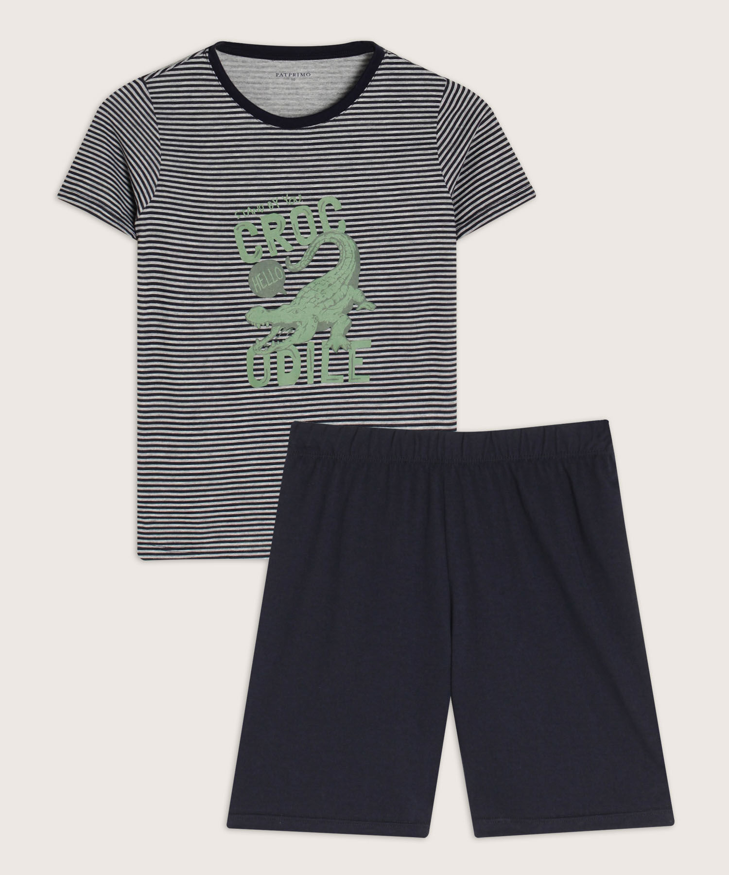 Pijama Camiseta Estampada Y Short
