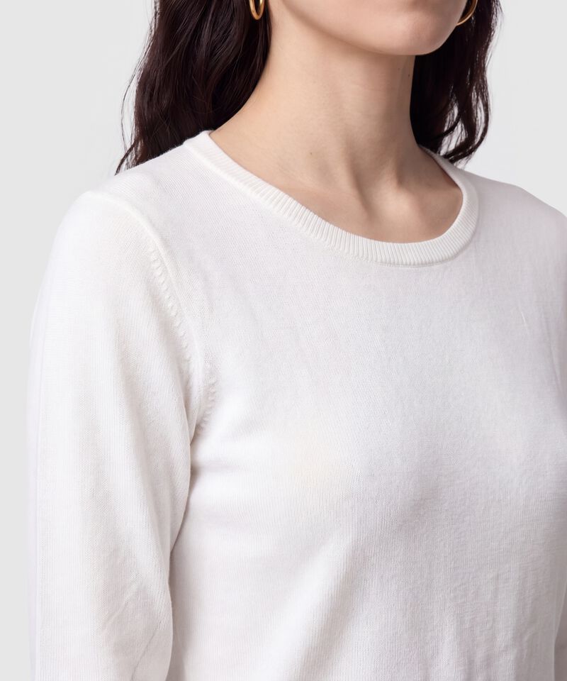 Saco Tejido Pu&ntilde;os Con Botones Para Mujer