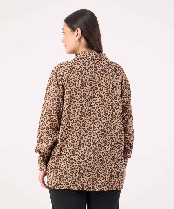 Camisa Estampada Para Mujer Curvy