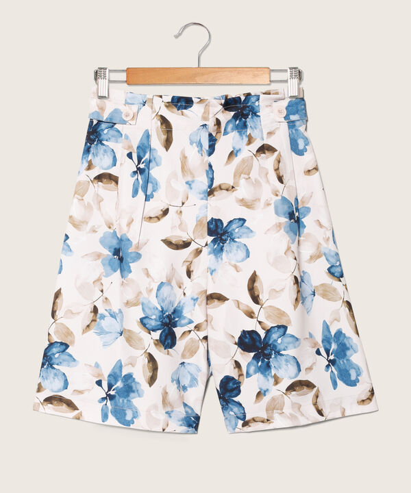 Bermuda Estampada Larga Paperbag