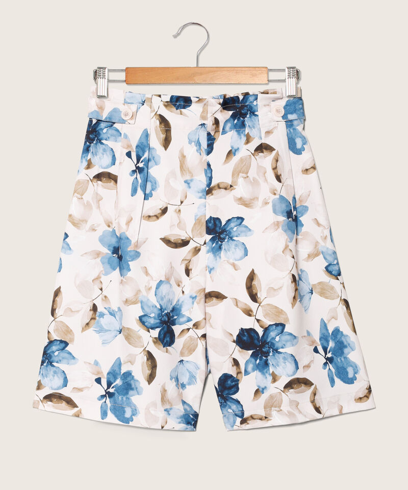 Bermuda Estampada Larga Paperbag