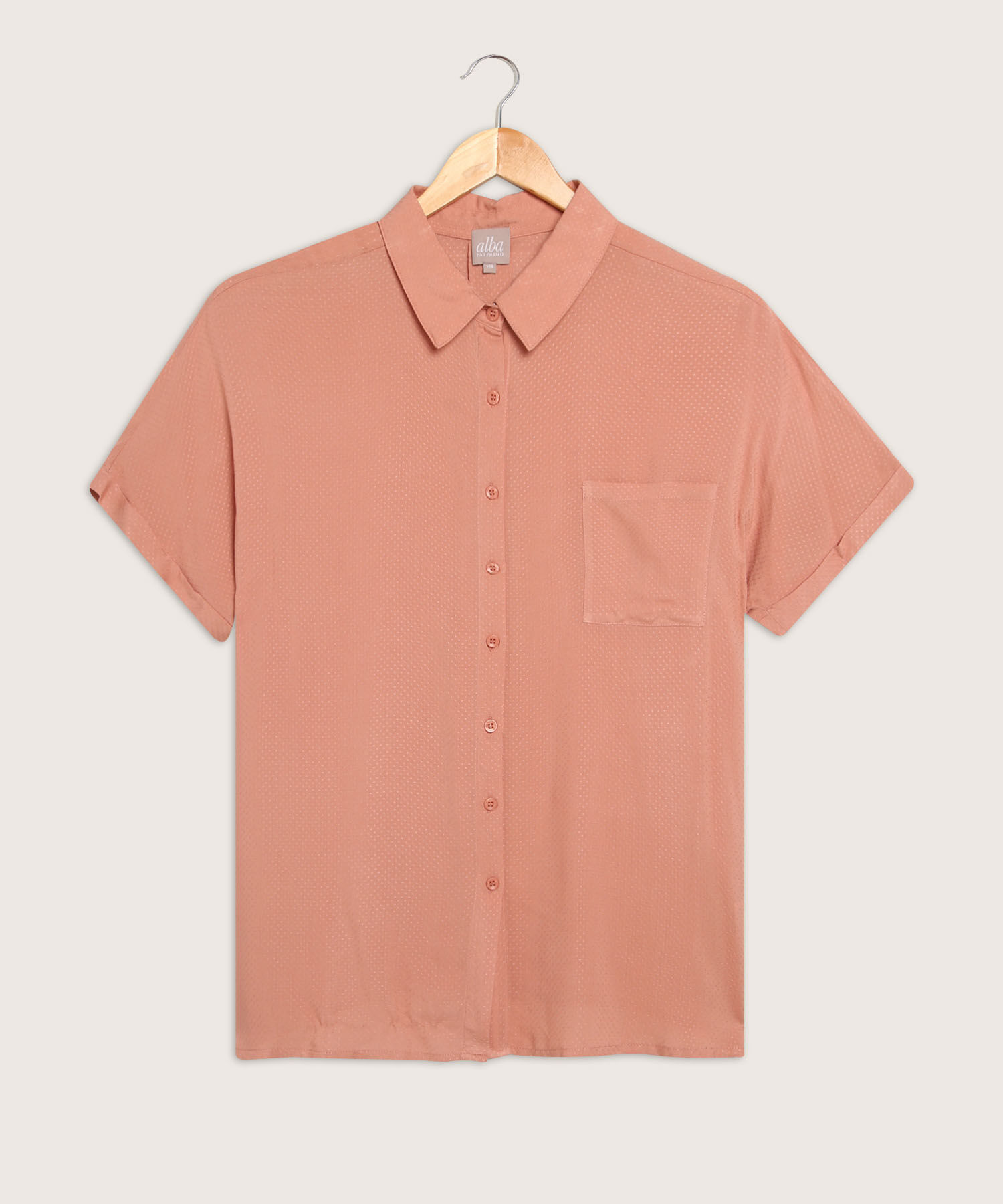Camisa Manga Corta Con Pechera