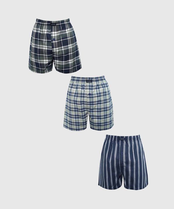 Pack X3 Boxer Holgados Para Hombre En Algod&oacute;n  image number null