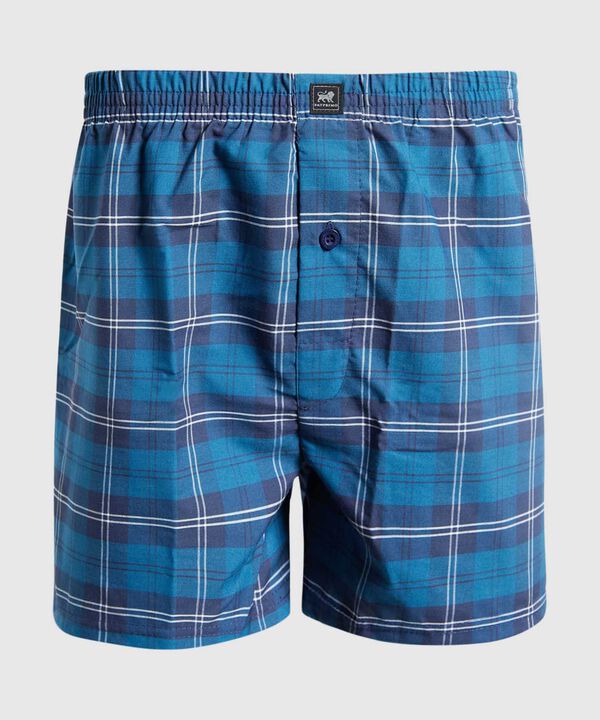 Boxer Para Hombre De Diseño Holgado, Y Estampado En Algodón  image number null