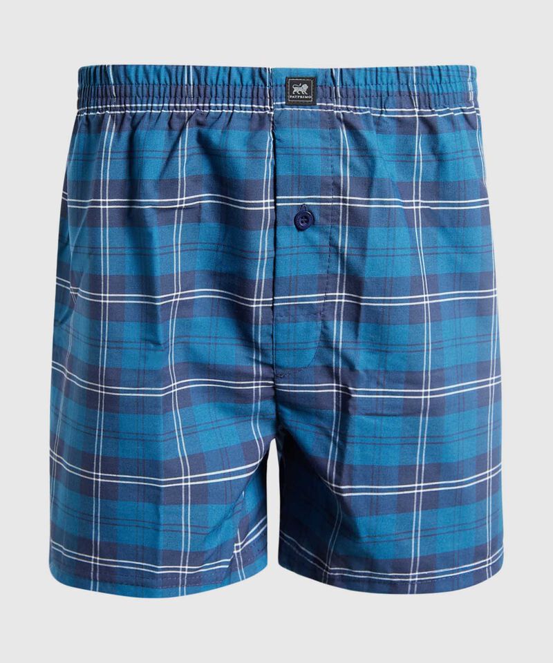 Boxer Para Hombre De Diseño Holgado, Y Estampado En Algodón 