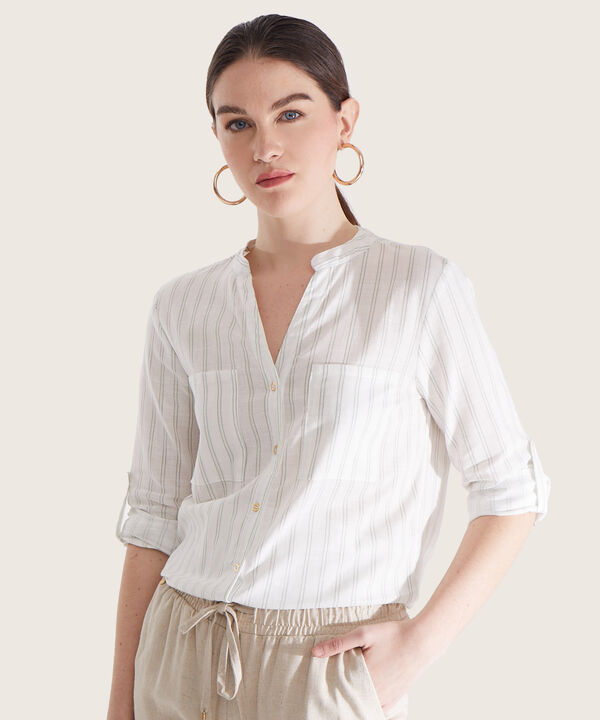 Blusa Manga Larga  Estampada