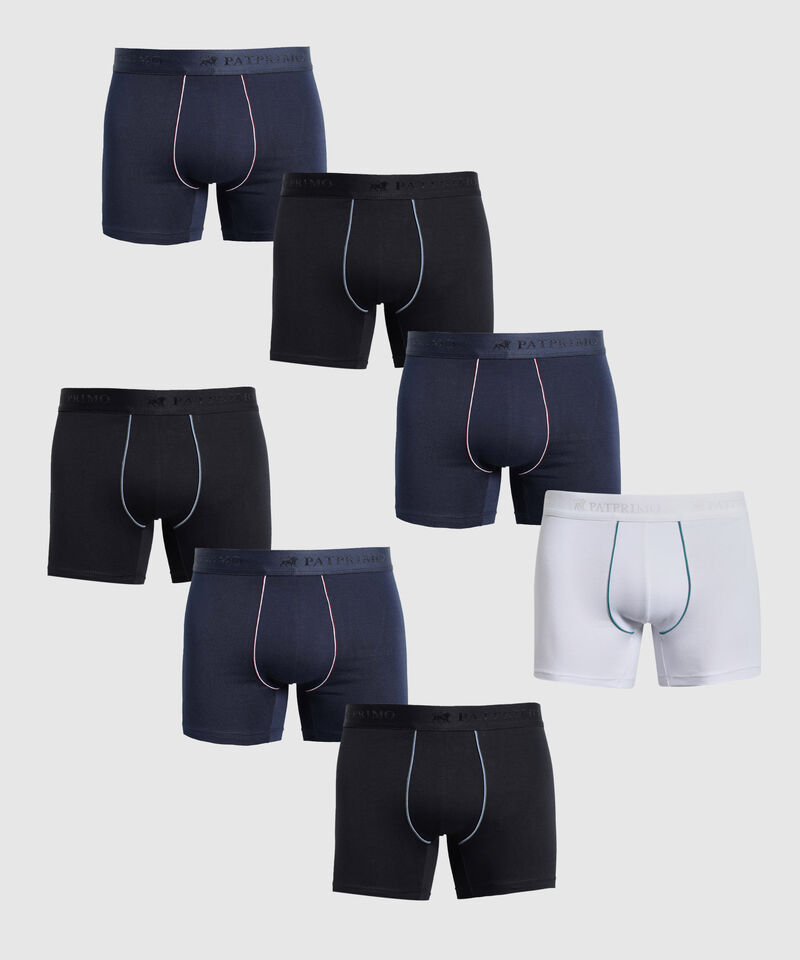 Pack X7 Boxer Unicolor